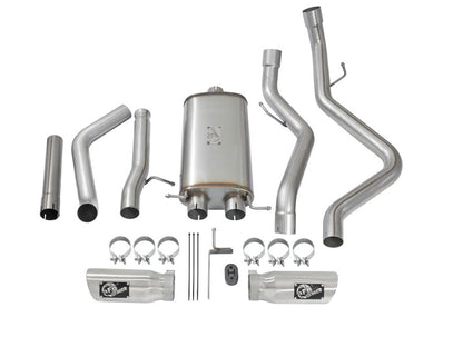 aFe  POWER MACH Force-Xp 3" 409 Stainless Steel Cat-Back Exhaust System 49-44071-P Photo - Unmounted