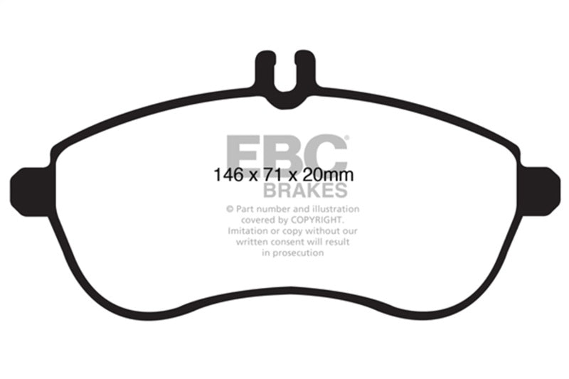 EBC Disc Brake Pad Set UD1340 Photo - Primary