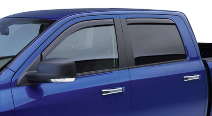 EGR 2019 Dodge Ram 1500 Crew Cab SlimLine In-Channel Window Visors Set of 4 - Dark Smoke 572951-Duplicate 572951-Duplicate Photo - lifestyle view