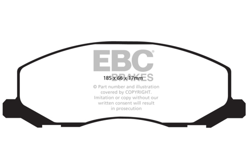 EBC Disc Brake Pad Set DP42015R Photo - Primary