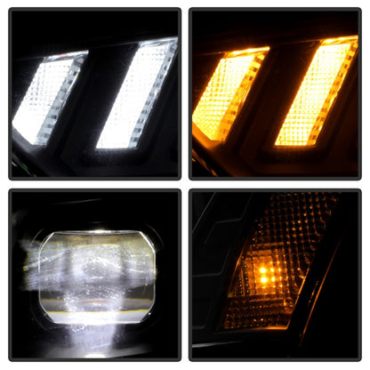 Spyder 13-16 Audi A4/S4 Halogen Model Only High-Power LED Headlights - Black PRO-YD-AA413HALAP-BK 5088345 5088345 Photo - Unmounted