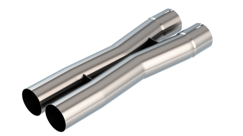 Borla 2.5in Universal X-Pipe 3.21in Inlet Centerline 3.45in Outlet Centerline 27.63in OAL 621104 621104 Photo - Primary