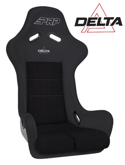 PRP Seats PRP Delta Composite Seat- Black (PRP Silver Outline/Delta Silver- Black Stitching) A37F-201 A37F-201 Photo - Primary