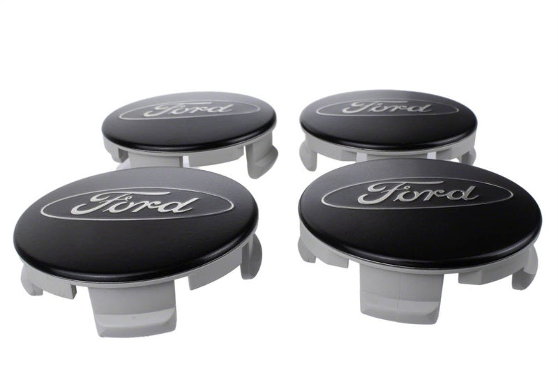 Ford Racing Ford Car Black & Chrome Wheel Center Cap Kit - Satin M-1096K-BCS M-1096K-BCS Photo - Unmounted