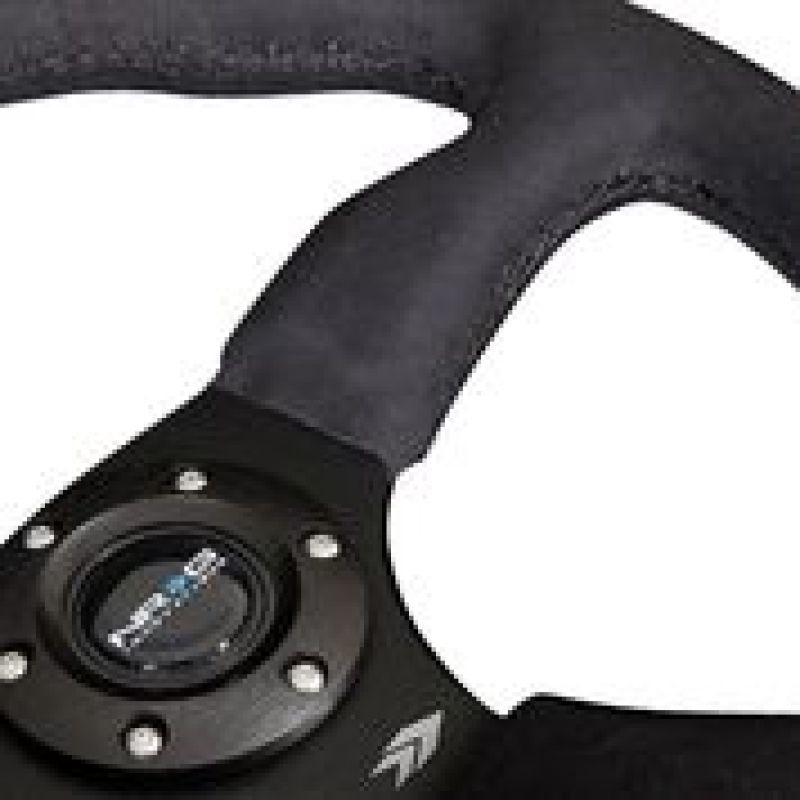 NRG Reinforced Steering Wheel - 350mm Sport Leather Racing ( 2.5" Deep) RST-023MB-SA User 1