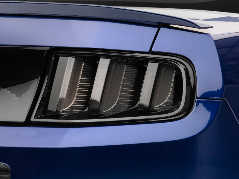 Raxiom 13-14 Ford Mustang Vector V2 Tail Lights- Black Housing (Clear Lens) 408606 408606 Photo - Close Up