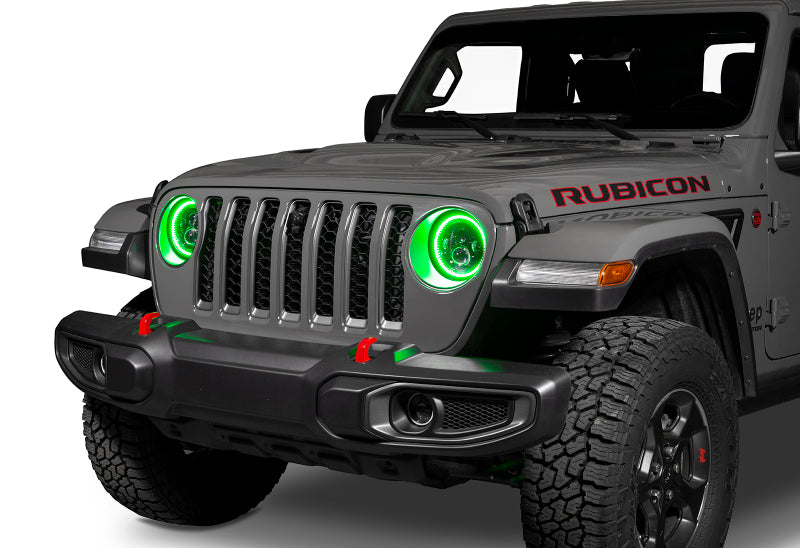 ORACLE Lighting Oracle Jeep Wrangler JL/Gladiator JT 7in. High Powered LED Headlights (Pair) - Dynamic - Dynamic 5769J-332 5769J-332 Photo - lifestyle view