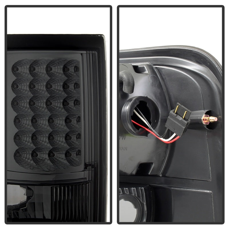 SPYDER Xtune Ford F150 Styleside 04-08 (Not Fit Heritage & SVT) LED Tail Lights Smoke ALT-ON-FF15004-LED-SM 5012920 5012920 Photo - Unmounted