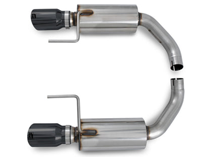 AWE Tuning S550 Mustang EcoBoost Axle-back Exhaust - Touring Edition (Diamond Black Tips) 3015-33086 3015-33086 Photo - out of package