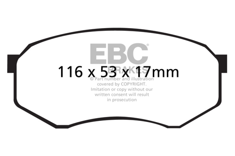 EBC Disc Brake Pad Set DP61317 Photo - Primary