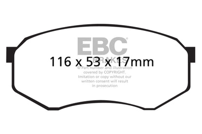 EBC Disc Brake Pad Set DP41317R Photo - Primary