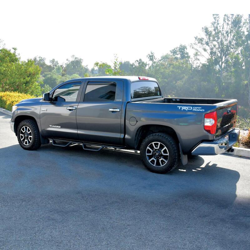 Westin 07-21 Toyota Tundra CrewMax Outlaw Drop Nerf Step Bars - Black 20-13255 20-13255 Photo - Mounted