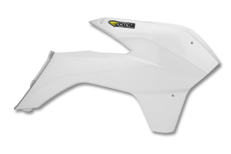 Cycra 13-15 KTM 125 SX Powerflow Radiator Shrouds White 1CYC-1899-42 1CYC-1899-42 Photo - Primary