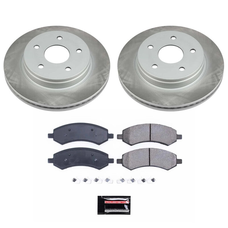 PowerStop Power Stop 19-22 Ram 1500 Classic Front Semi-Coated Rotor Kit SC2163 SC2163 Photo - Primary