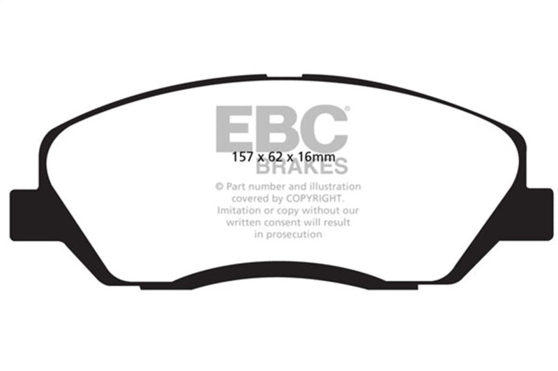 EBC 06-09 Hyundai Entourage 3.8 Ultimax2 Front Brake Pads UD1202 Photo - Primary