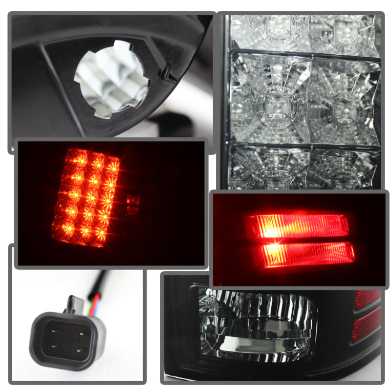 Spyder Dodge Ram 1500 13-14 13-14 LED Tail Lights LED Model only - Blk Smke ALT-YD-DRAM13-LED-BSM 5077578 5077578 User 1