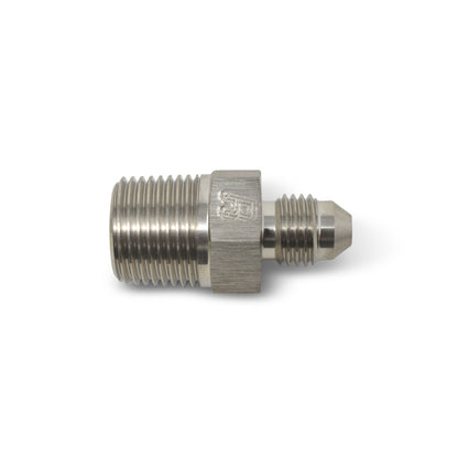 Russell -8 AN Straight Flare To Pipe Adapter (Endura Finish) 660491 Photo - out of package