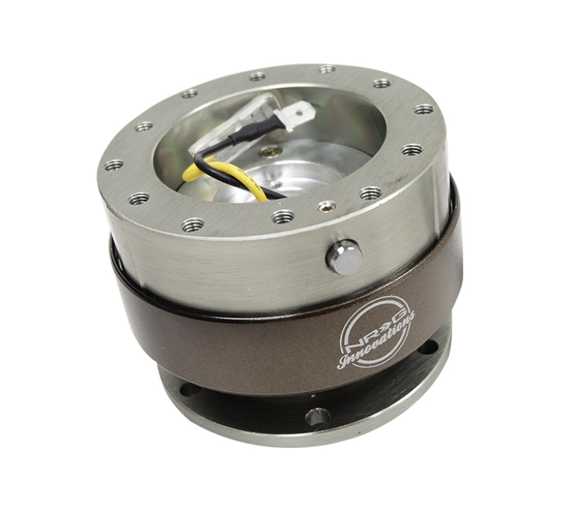 NRG Gen 2.0 Quick Release Gun Metal Body/Titanium Chrome Ring SRK-200GM Photo - Primary