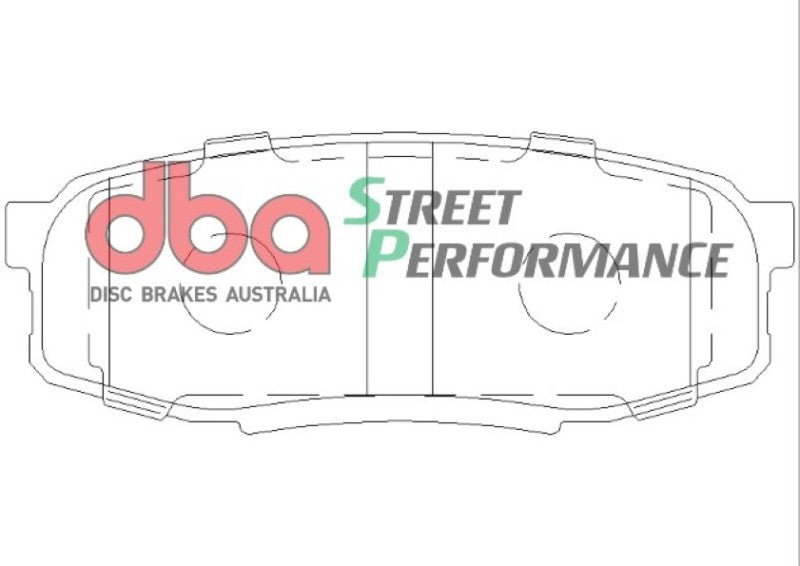 DBA 08-19 Lexus LX570 SP Performance Rear Brake Pads DB1857SP DB1857SP Photo - out of package