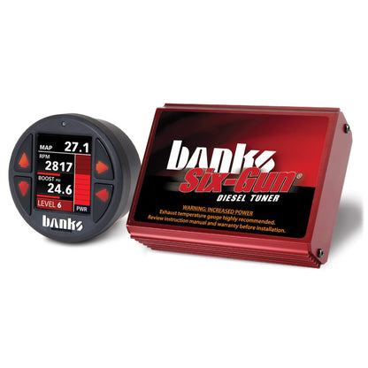 Banks 07-10 Chevy/GMC 2500/3500 6.6L LMM Six-Gun Diesel Tuner w/ iDash-1.8 61416 61416 Photo - Primary