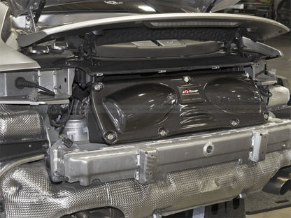 aFe Black Series Carbon Fiber Cold Air Intake System: Porsche 911 Carrera/ 52-12352-C Photo - Mounted