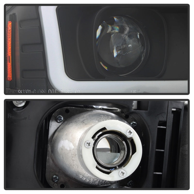 Spyder GMC Sierra 1500/2500/3500 99-06 V2 Projector Headlights - DRL - Black PRO-YD-CDE00V2-LB-BK 5084521 5084521 Photo - Unmounted