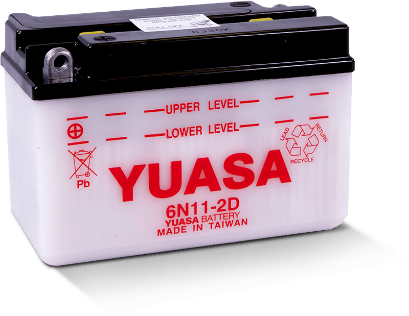 Yuasa Battery Yuasa 6N11-2D Conventional 6 Volt Battery YUAM26112