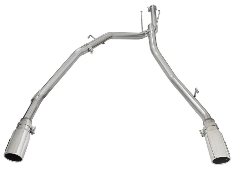 aFe  POWER 49-42041-P Large Bore-HD SS DPF-Back Exhaust System 49-42041-P Photo - Unmounted