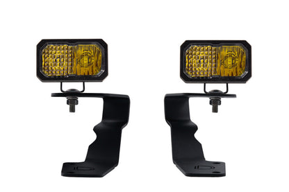 Diode Dynamics 15-21 Subaru WRX/STi Pro Stage Series 2in LED Ditch Light Kit - Yellow Combo DD6619 DD6619 Photo - Primary