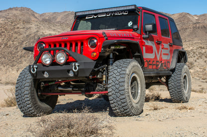 DV8 Offroad 07-18 Jeep Wrangler JK Front & Rear Flat Tube Fenders FENDB-02 FENDB-02 Photo - Mounted