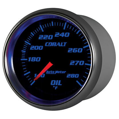 Autometer Gauge, Oil Temp, 2 5/8", 140-280 Deg. F, Mechanical, Cobalt 7941 User 3
