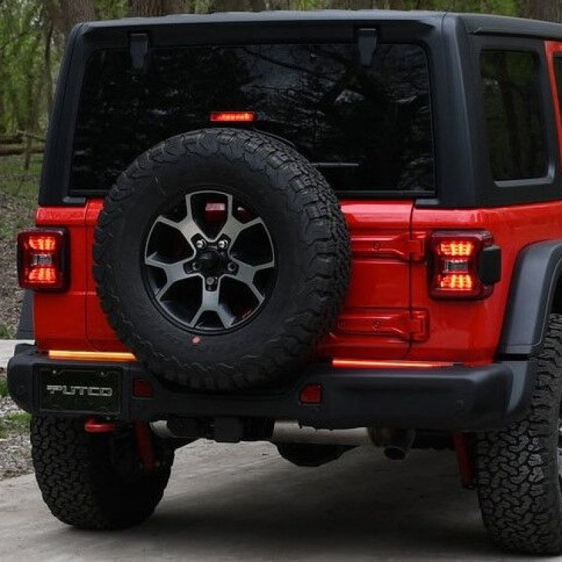 Putco 18-22 Jeep Wrangler JL/19-22 Ram 1500 18in Split Light Blade Direct Fit Kit Red/Amber/White 9200918-04 9200918-04 Photo - Primary