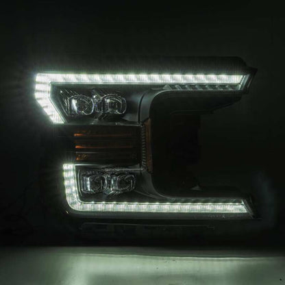 AlphaRex 18-19 Ford F-150 NOVA LED Proj Headlights Plank Style Matte Black w/Activ Light/Seq Signal 880182 880182 User 4