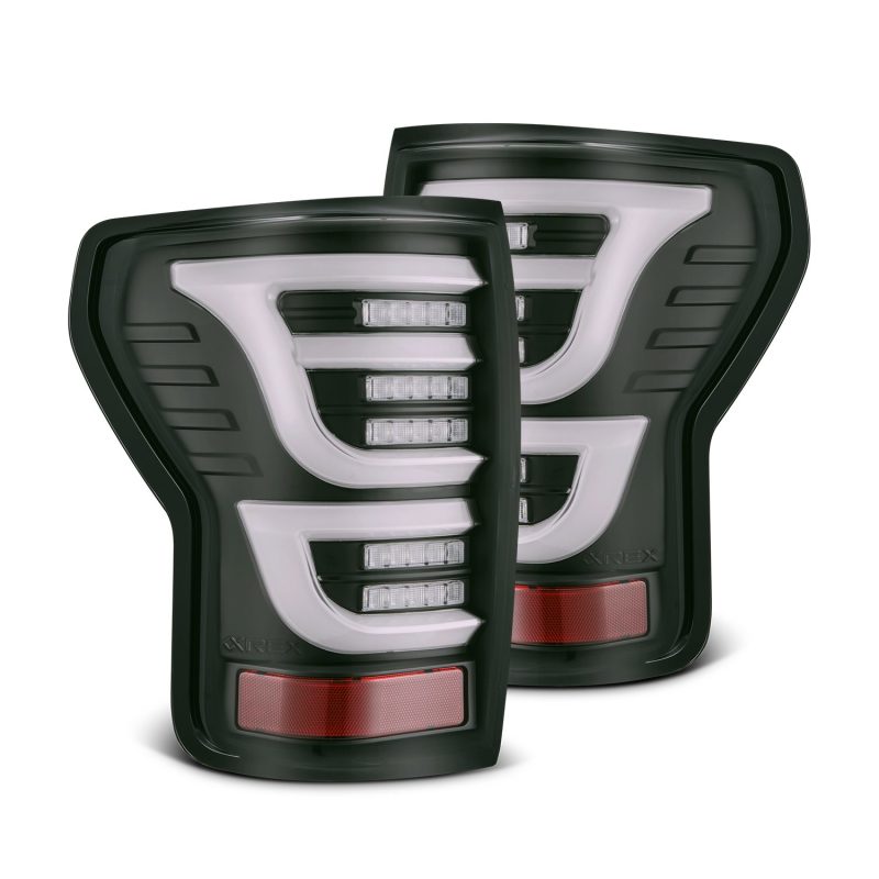 AlphaRex 07-13 Toyota Tundra LUXX-Series LED Tail Lights Black 670030 670030 Photo - Primary
