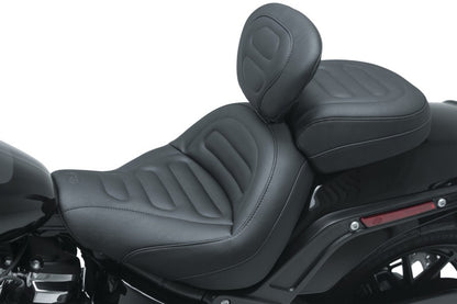 Mustang Motorcycle Mustang 18-21 Harley Fat Bob Standard Touring Recessed Passenger Seat - Black 79335 79335 Photo - Primary