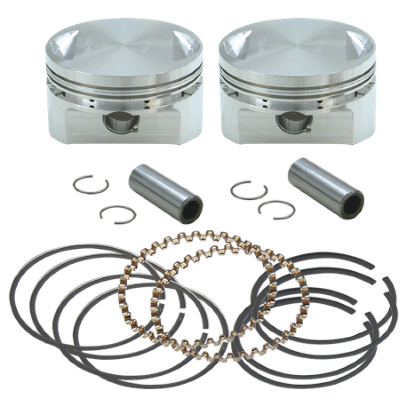 S&S Cycle 84-99 BT 3-1/2in .030in Bore Forged Stroker Piston Kit 106-5793 106-5793 User 1