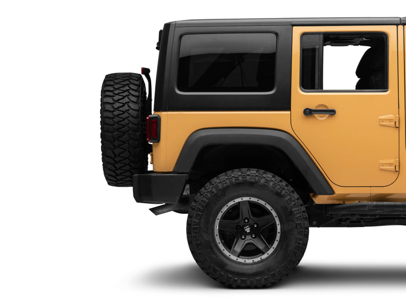 Raxiom 07-18 Jeep Wrangler JK JL Style LED Tail Lights- Black Housing - Red Lens J133626 J133626 Photo - Close Up