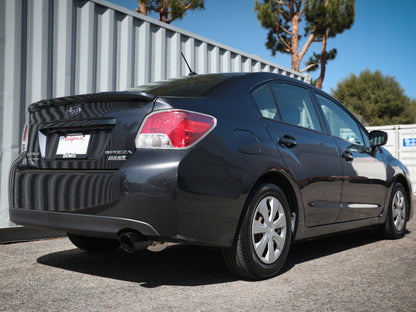 aFe POWER Takeda 12-16 Subaru Impreza 2.0L 2.5in 304SS CB Exhaust w/ Black Tips 49-36052-B 49-36052-B Photo - Mounted
