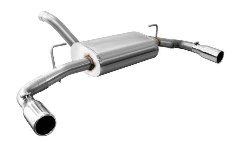 Corsa 18+ Jeep Wrangler JL 2.5in Dual Rear Exit Polished Tips Touring Axle-Back Exhaust 21016 21016 Photo - Primary