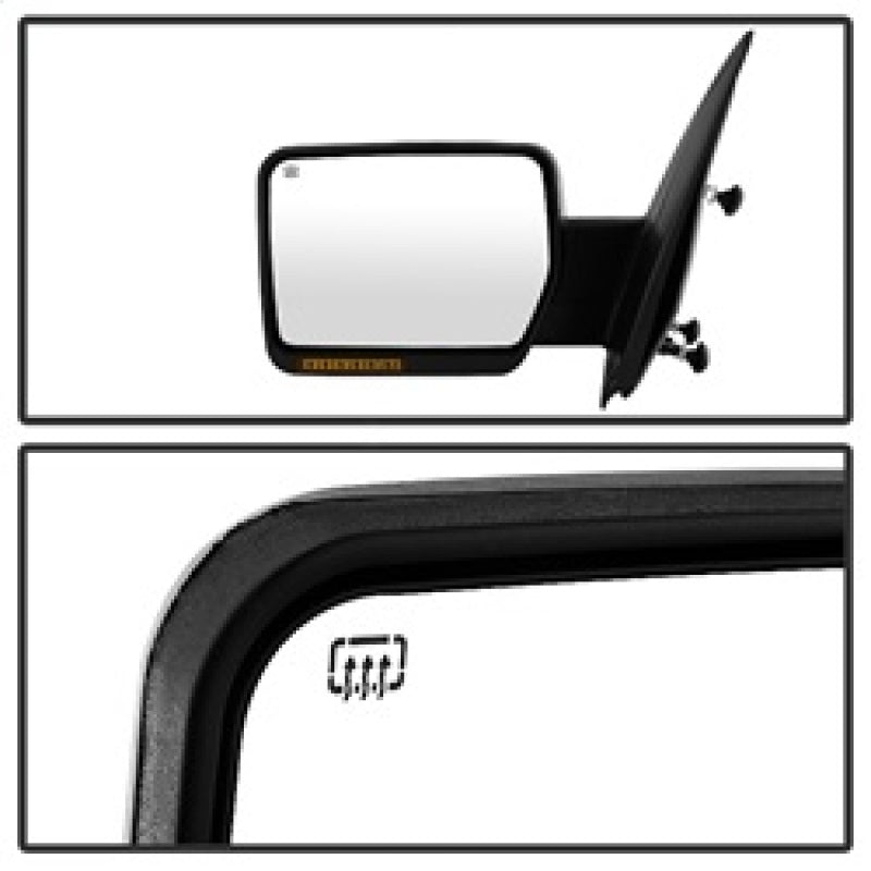 SPYDER Xtune Ford F150 07-14 Power Heated Amber LED Signal OE Mirror Right MIR-03349EH-P-R 9935343 9935343 Photo - Unmounted