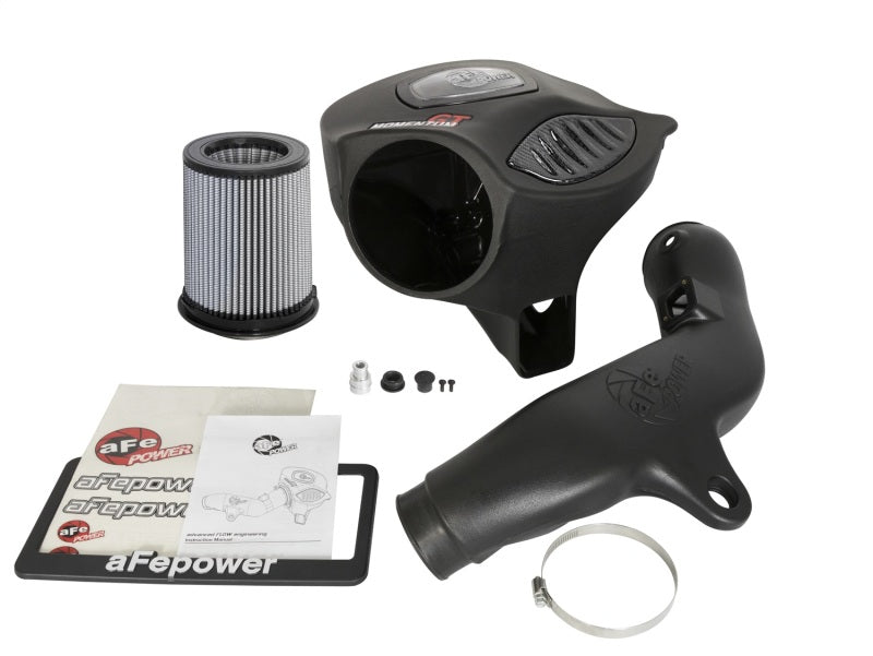 aFe Momentum GT Pro DRY S Cold Air Intake System w/Carbon Fiber Trim BMW 51-76311 Photo - Unmounted