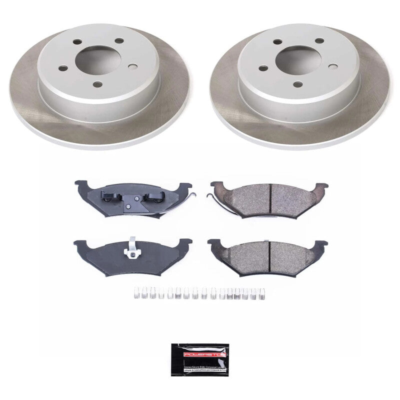 PowerStop Power Stop 98-00 Plymouth Voyager Rear Semi-Coated Rotor Kit SC5149 SC5149 Photo - Primary