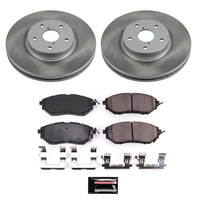 PowerStop Power Stop 15-21 Subaru WRX Front Semi-Coated Rotor Kit SC4603 SC4603 Photo - Primary