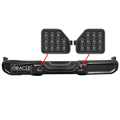 ORACLE Lighting Oracle Rear Bumper LED Reverse Lights for Jeep Wrangler JL - 6000K 5874-504 5874-504 User 6