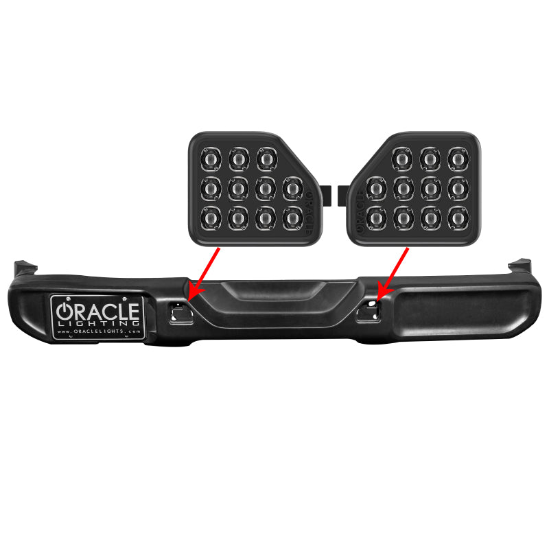 ORACLE Lighting Oracle Rear Bumper LED Reverse Lights for Jeep Wrangler JL - 6000K 5874-504 5874-504 User 6