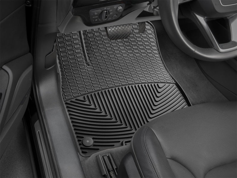 WeatherTech 2017+ Audi Q7 Front Rubber Mats - Black W376 W376 Photo - Mounted