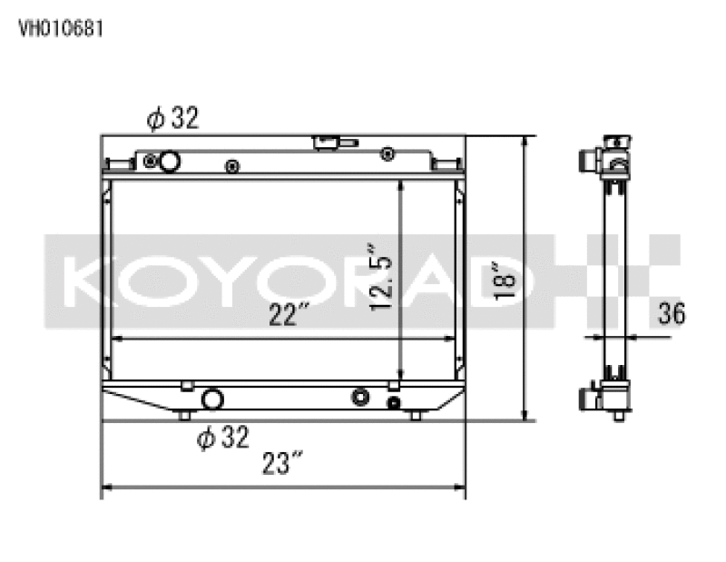 Koyo KOY Racing Radiators Cooling Radiators main image