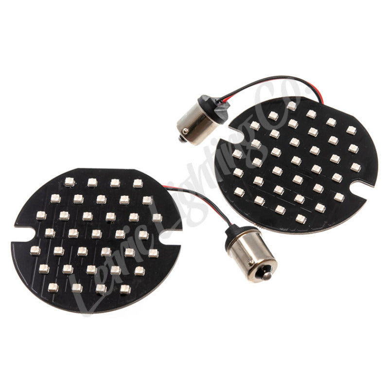 Letric Lighting 99-03 Road Glide Flat Lens Style LED Insert - Red LLC-FL6R LLC-FL6R Photo - Primary