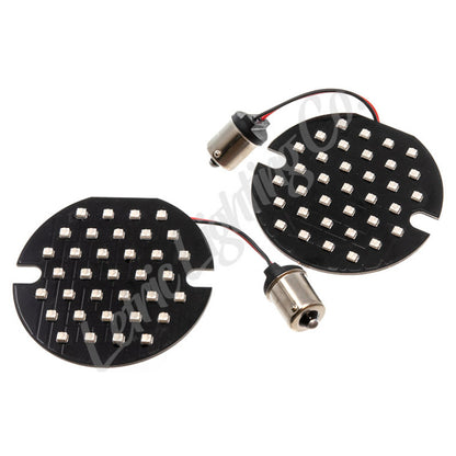 Letric Lighting 99-03 Road Glide Flat Lens Style LED Insert - Red LLC-FL6R LLC-FL6R Photo - Primary