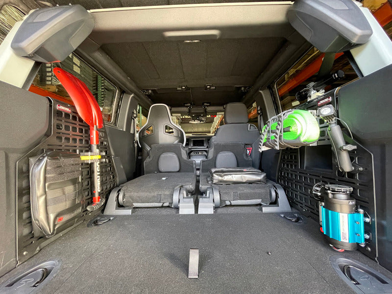 BuiltRight Industries 2021+ Ford Bronco 2dr MOLLE Compatible Cargo Panel - Full Kit 102603 102603 Photo - Close Up